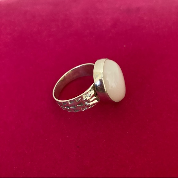 Amy Kahn Russell Moonstone 925 Silver Ring - Picture 5 of 11